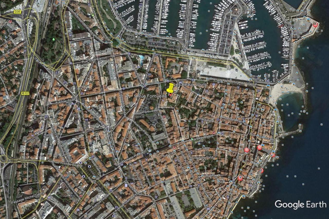 2 Pieces Climatise Avec Balcon Dans Le Vieil Antibes, Residence Avec Ascenseur Exterior photo