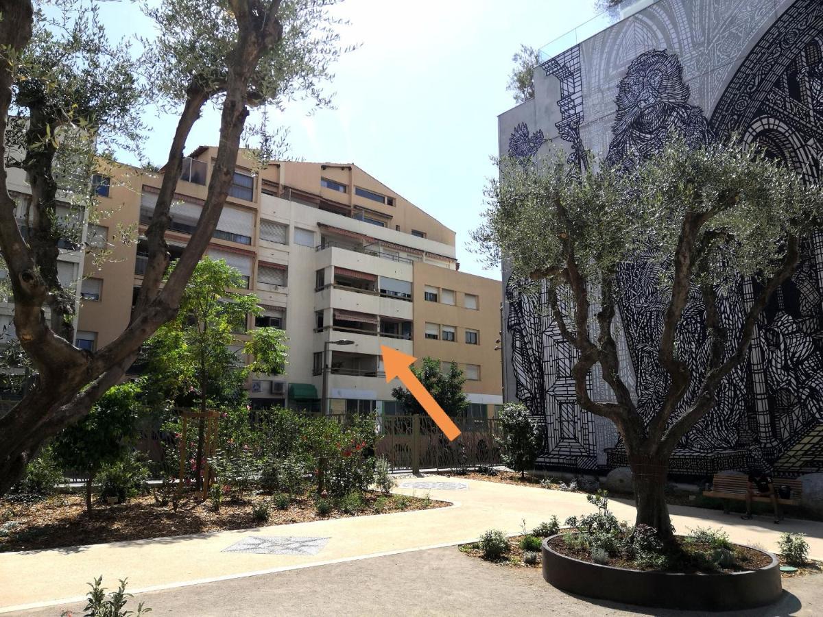 2 Pieces Climatise Avec Balcon Dans Le Vieil Antibes, Residence Avec Ascenseur Exterior photo
